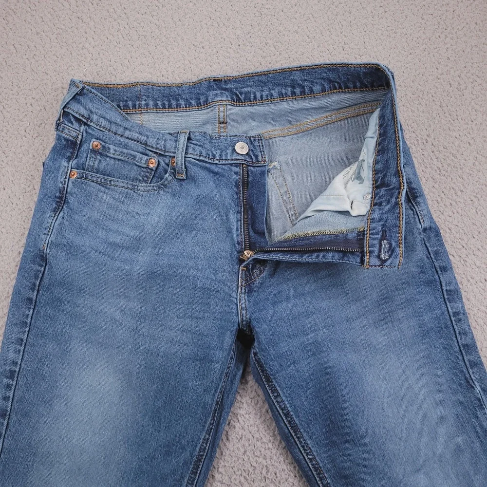 LEVIS 541 Jeans Mens Size 33x32 Athletic Fit Slim Leg Medium Wash Stretch Denim
